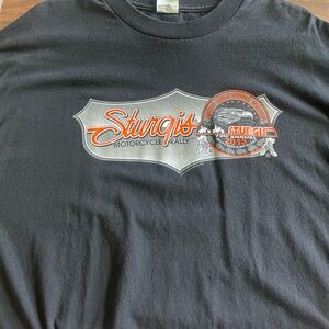 Alstyle Black Short Sleeve Tee Retro Graphic